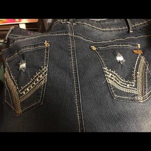 Size 22 Almost famous jeans.